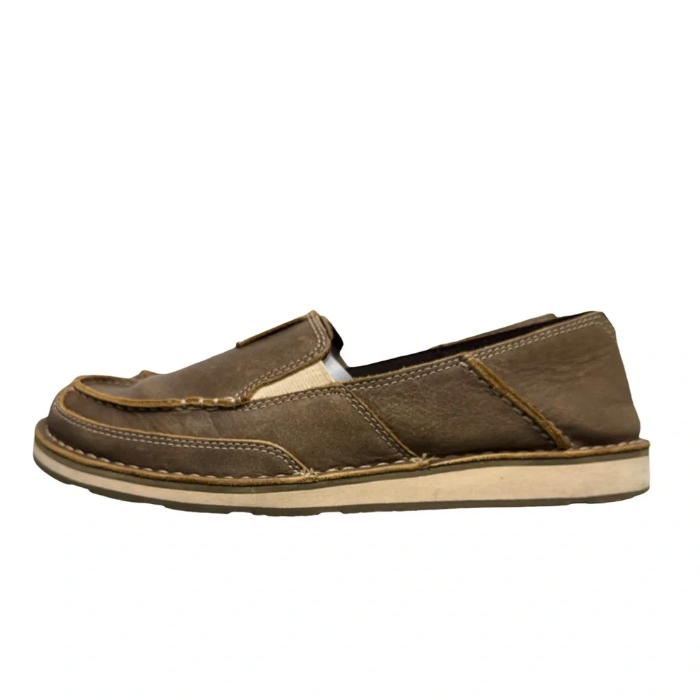 Ariat Leather Cruiser Brown Bomber Slip On
Loafer Women’s 10 - Picture 2 of 11